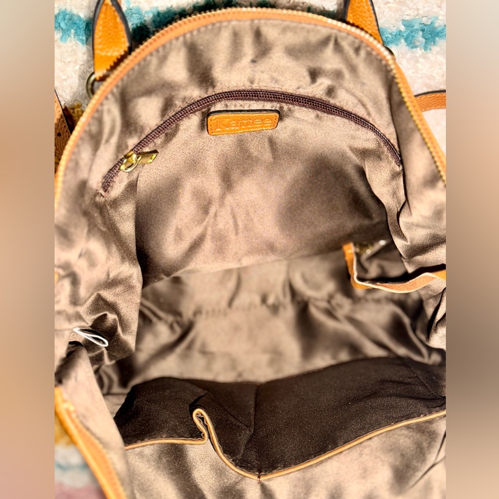 NWOT Kattee Soft Leather Tote Bag - Picture 6 of 7